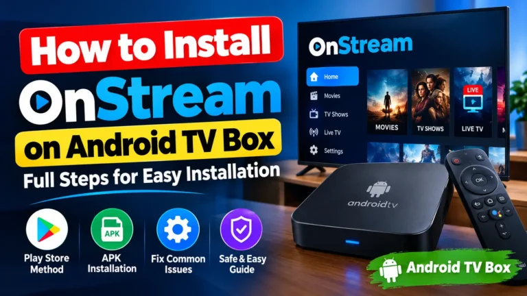 Download OnStream on Android TV Box Full Steps for Easy Installation