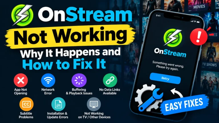 Why OnStream Not Working How to Fix It
